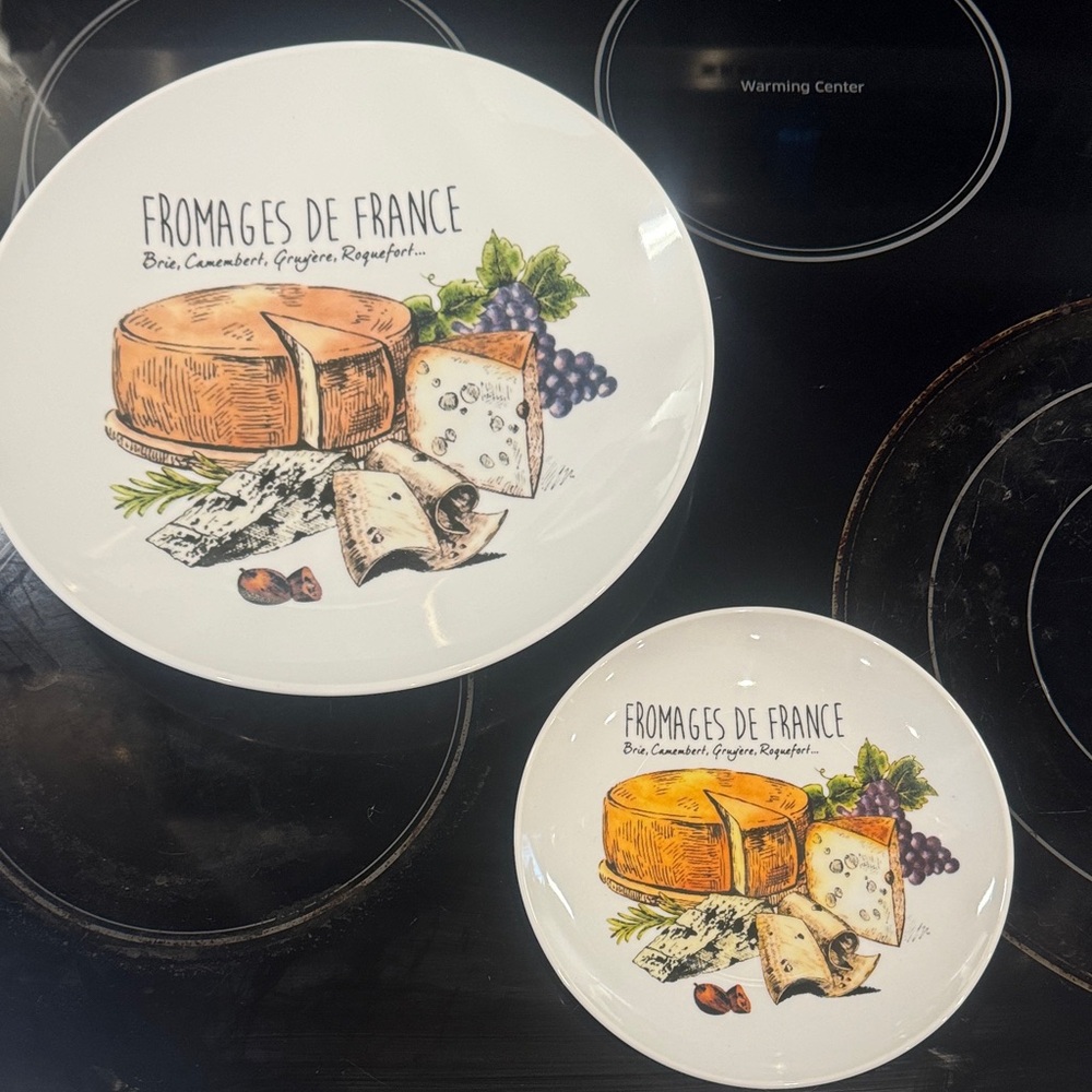 Cheese Plate Set - White